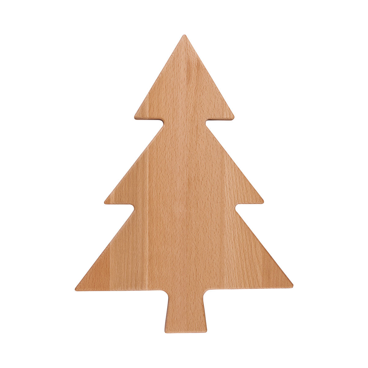 Kerstboom Borrelplank van Beukenhout – 35 cm